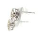 イエローダイヤモンドピアス クッション 1.17ct VVS1&SI1 裏画像