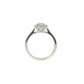 イエローダイヤモンドリング オーバル 1.37ct SI2 裏画像