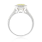イエローダイヤモンドリング ラディアント 2.488ct SI2 裏画像