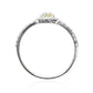 18K イエローダイヤモンドリング 0.529ct ペアカット