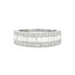 18K Round & Baguette-Cut Diamond Ring - 0.7ct