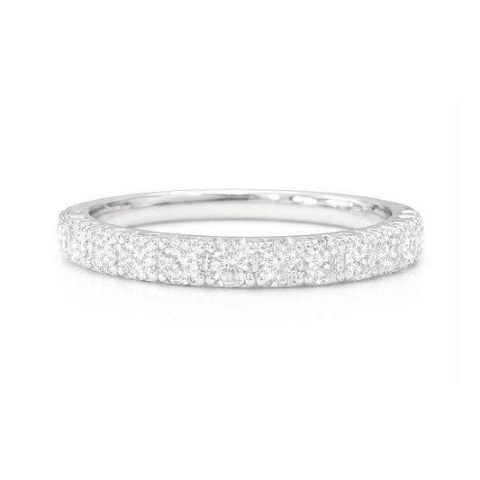 PT950 Round-Cut Diamond Eternity Ring - 1.16ct