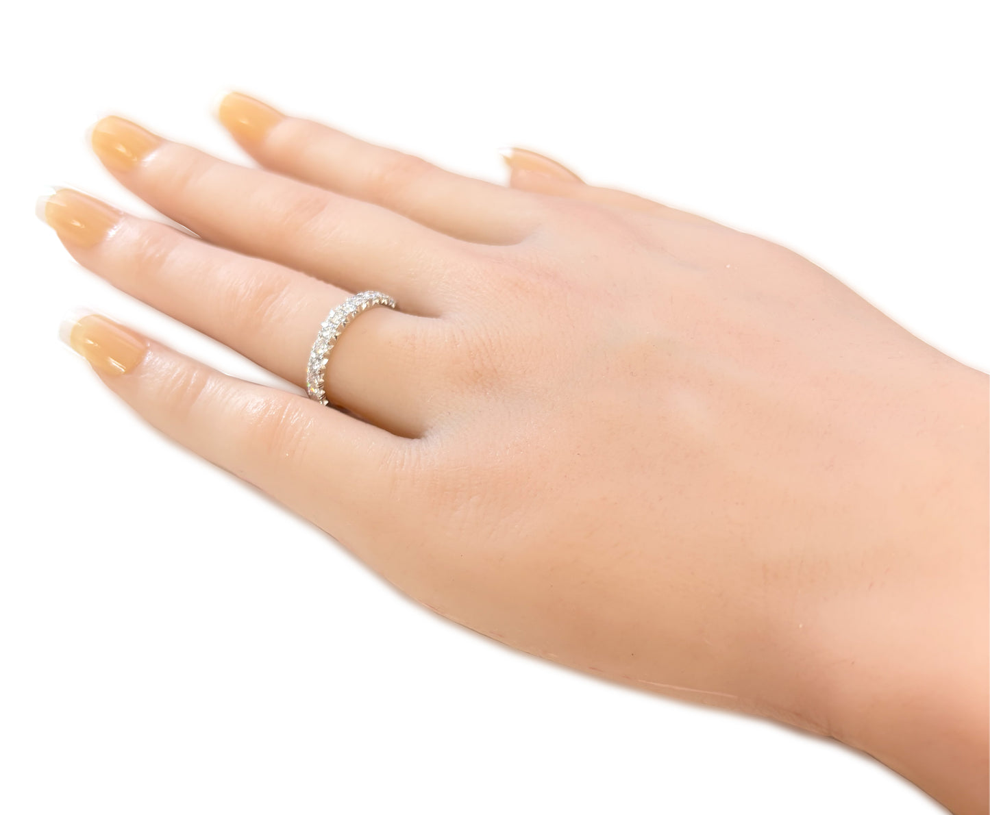 PT950 ラウンドダイヤモンド エタニティリング 1.16ct