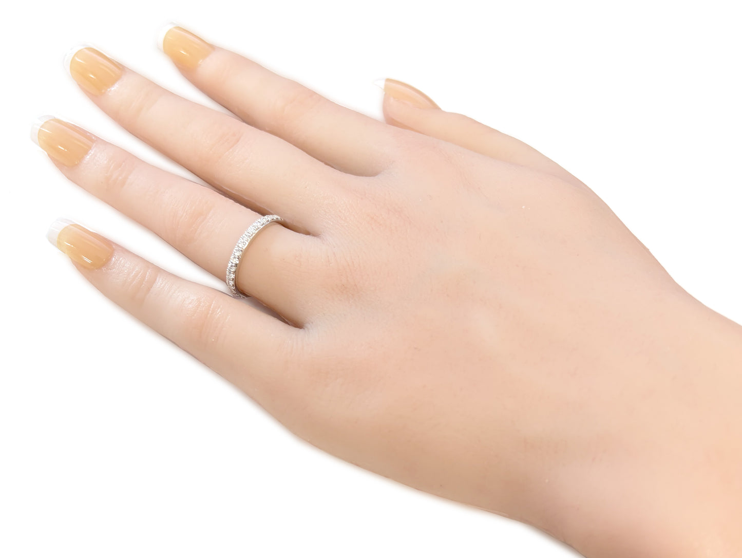 PT950 ラウンドダイヤモンド エタニティリング 0.33ct