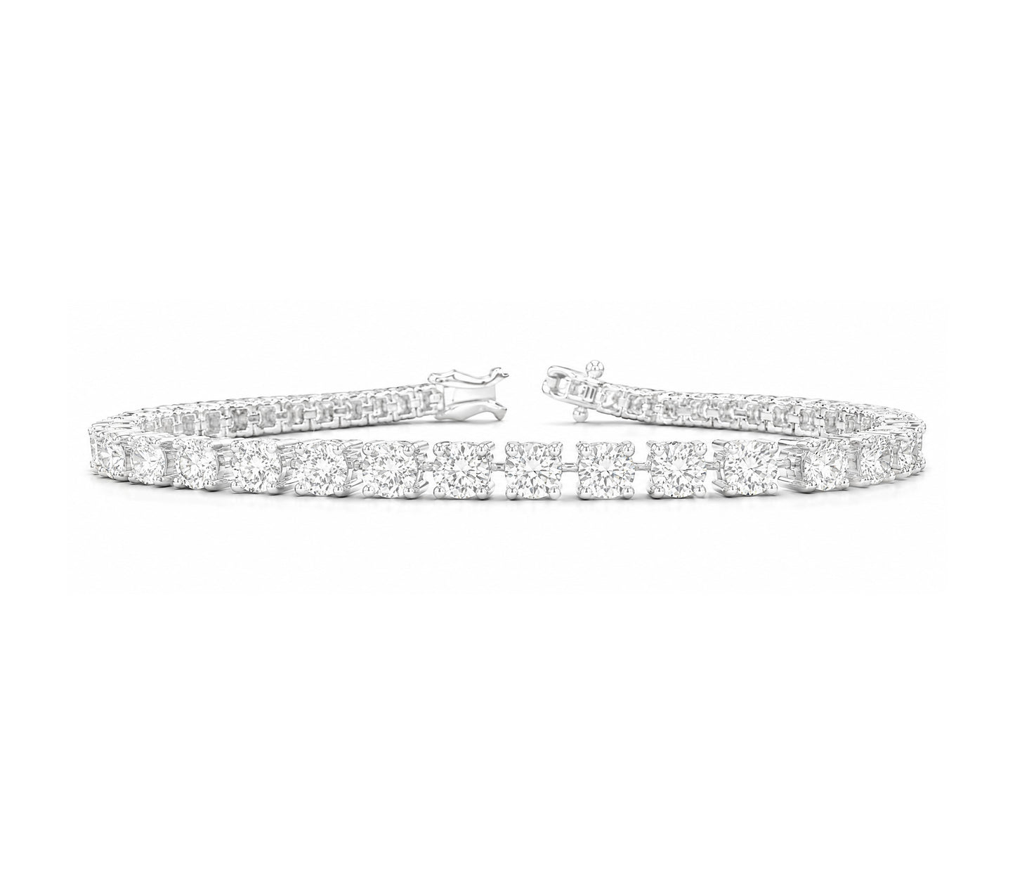 18K ダイヤモンドテニスブレスレット 5.1ct