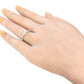 18K ほぼ無色J ダイヤモンドリング 1.86ct VS2 クッションカット