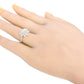 18K ほぼ無色ダイヤモンドリング 2.32ct SI1 クッションカット