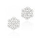 18K フラワーダイヤモンドピアス 0.92ct ラウンド