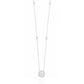 18K ほぼ無色  ラウンドダイヤモンド ペンダント ネックレス - 1.032ct