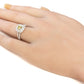 18K Round-cut Fancy Deep Yellow Diamond Ring - 0.501ct