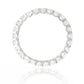 18K 無色 ラウンドダイヤモンド エタニティリング 1.23ct