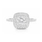 18K ほぼ無色G ダイヤモンドリング 1.005ct SI1 ラウンドカット