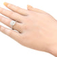 18K ほぼ無色G ダイヤモンドリング 1.005ct SI1 ラウンドカット
