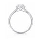 18K ほぼ無色G ダイヤモンドリング 1.005ct SI1 ラウンドカット