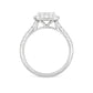 18K Princess-cut Colorless Diamond Ring - 1.302ct