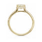 18K Oval-cut Very Light Yellow Diamond Ring - 1.787ct
