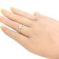 18K 無色E ダイヤモンドリング 1.025ct VS2 ラウンドカット