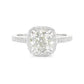 18K Faint Yellow Diamond Ring Round-cut - 1.812ct