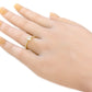 18KYG Colorless Diamond Ring Cushion-cut - 0.635ct