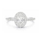 18K Colorless Pear Diamond Ring - 0.682ct 