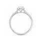 18K Colorless Pear Diamond Ring - 0.682ct 