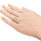 18KYG Near Colorless I Cushion Diamond Ring - 0.873ct