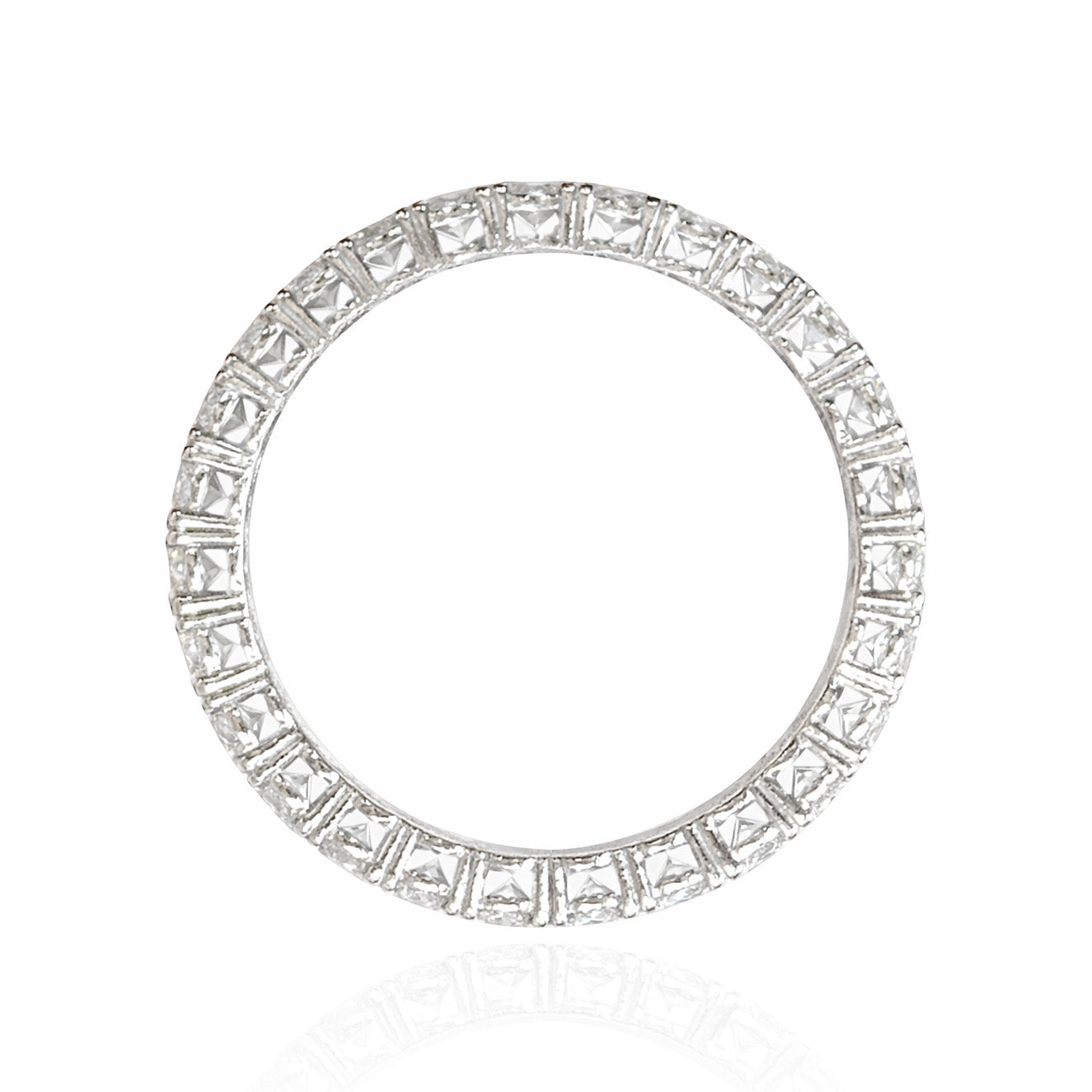 18K Round-Cut Diamond Full Eternity Ring 1.06ct