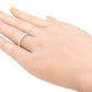 18K ミルグレイン ダイヤモンドリング – 0.18ct