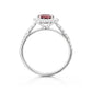 18K Spinel Oval-cut Diamond Ring - 2.312ct