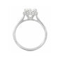 18K ほぼ無色I ダイヤモンドリング 1.66ct VS1 ラディアントカット