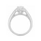 18K 無色D ダイヤモンドリング 1.92ct SI1 エメラルドカット