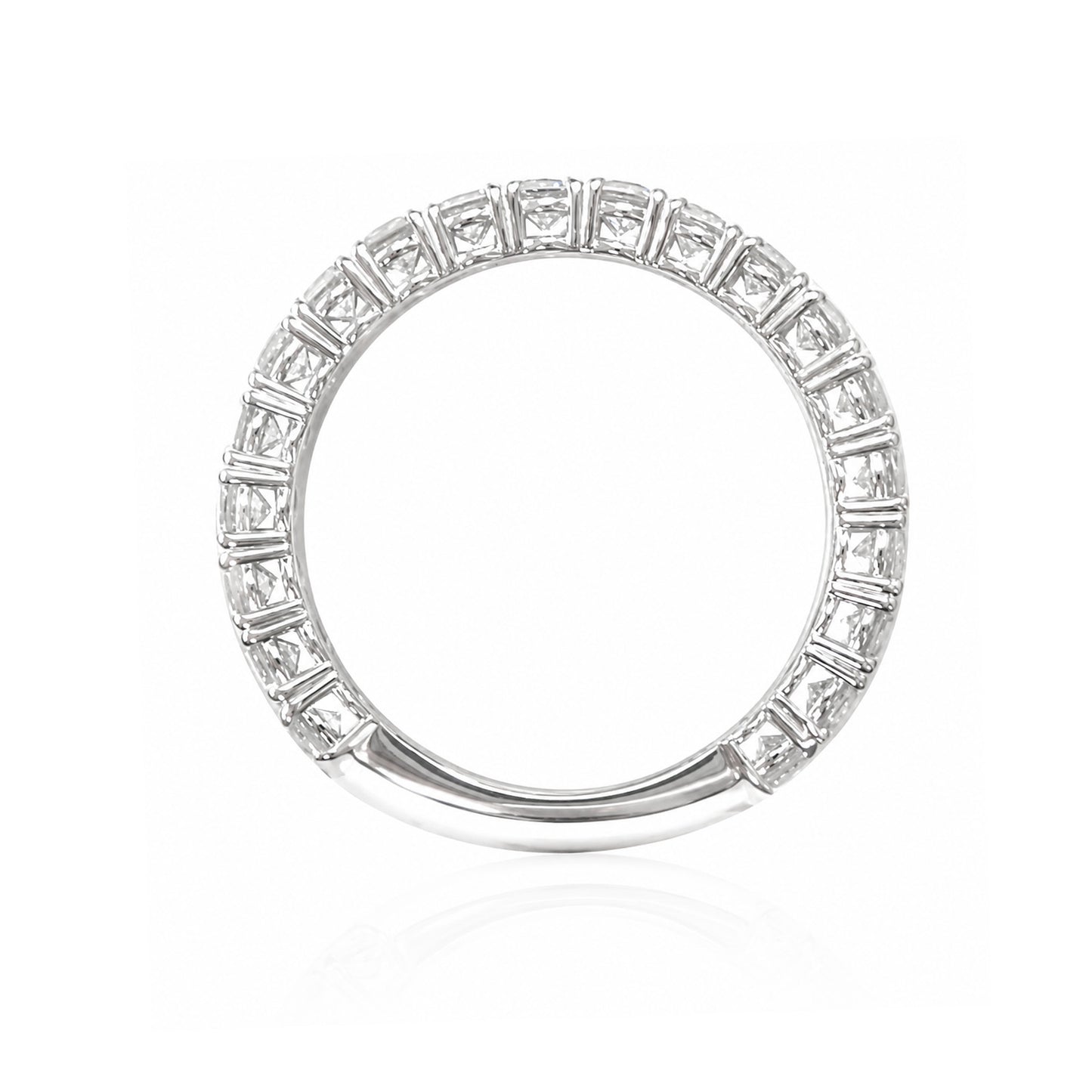 18K Round-Cut Diamond Eternity Ring - 1.02ct