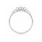 18K オーバル形状 ダイヤモンドリング 0.4ct