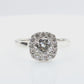 18K Near Colorless Diamond Ring Round-cut - 1.087ct