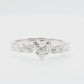 天然ダイヤモンドリング 1.777ct Heart 18KWG 映像