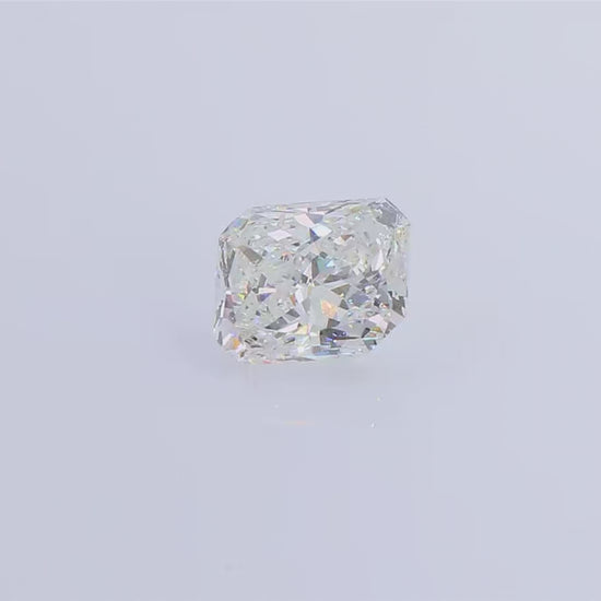 天然ダイヤモンドルース 1.001ct 無色H ラディアント ダイヤモンド映像