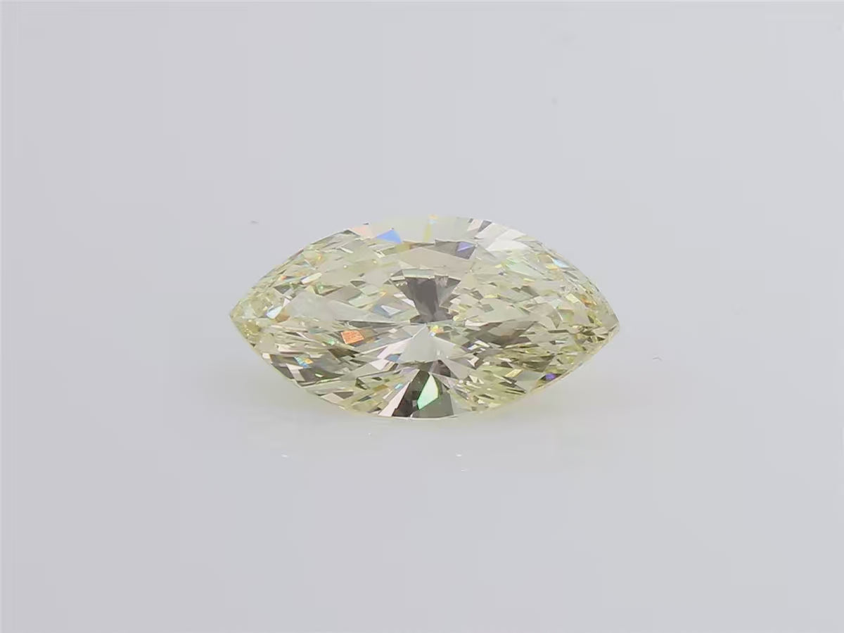 天然ダイヤモンドルース 3.015ct 無色S マーキス ダイヤモンド映像