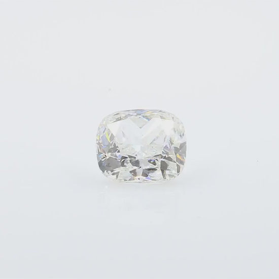天然ダイヤモンドルース 無色 クッション VS2 1.52ct 映像