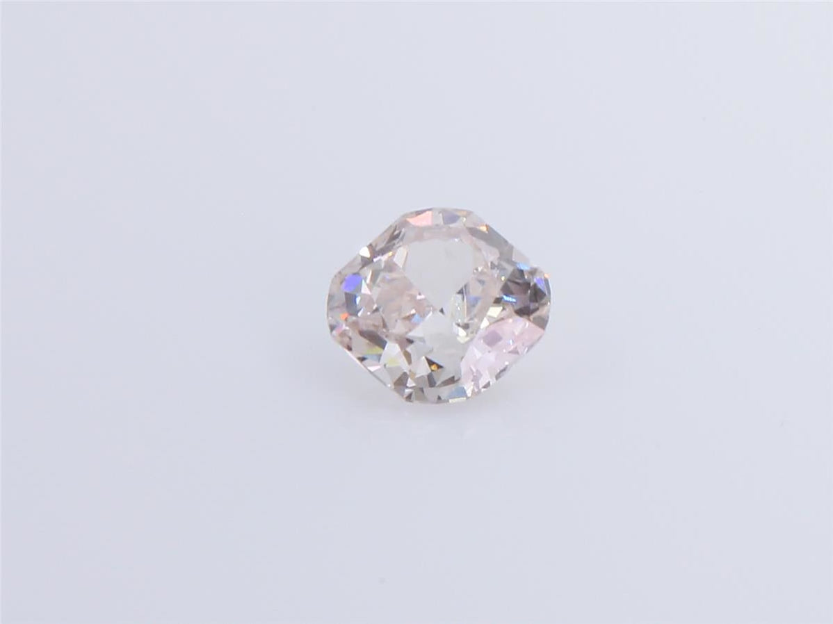 天然ダイヤモンドルース 0.923ct ベリーライトオレンジピンク ラディアント ダイヤモンド映像