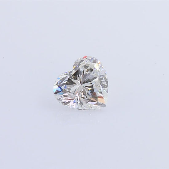 天然ダイヤモンドルース 0.91ct 無色G ハート ダイヤモンド映像