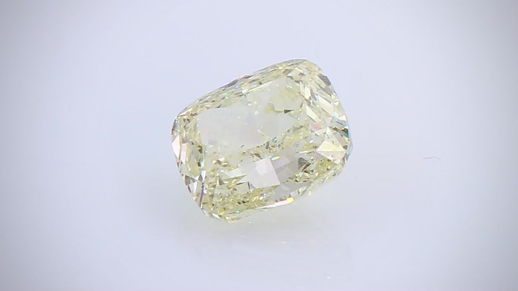 天然ダイヤモンドルース 2.038ct 無色S クッションダイヤモンド映像