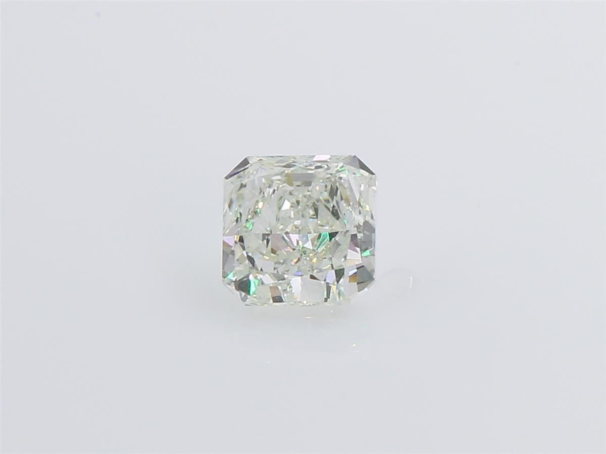 天然ダイヤモンドルース 0.792ct ベリーライトグリーン クッション ダイヤモンド映像
