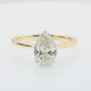 天然ダイヤモンドリング フェイントイエロー ペア SI1 1.44ct  映像