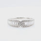 18K バゲット&ラウンドカット ダイヤモンドリング 0.74ct