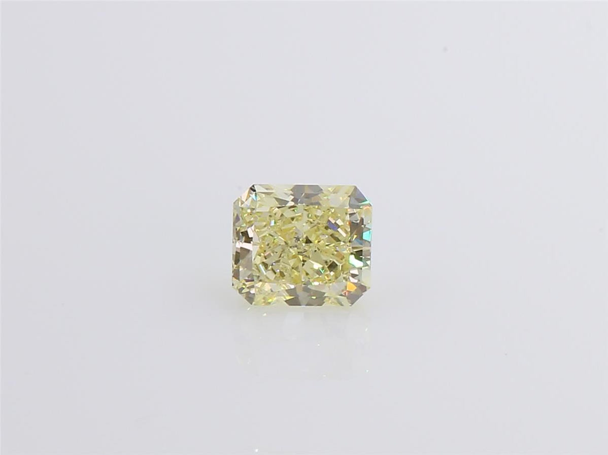 天然ダイヤモンドルース　1.01ct ファンシーイエロークッション ダイヤモンド映像