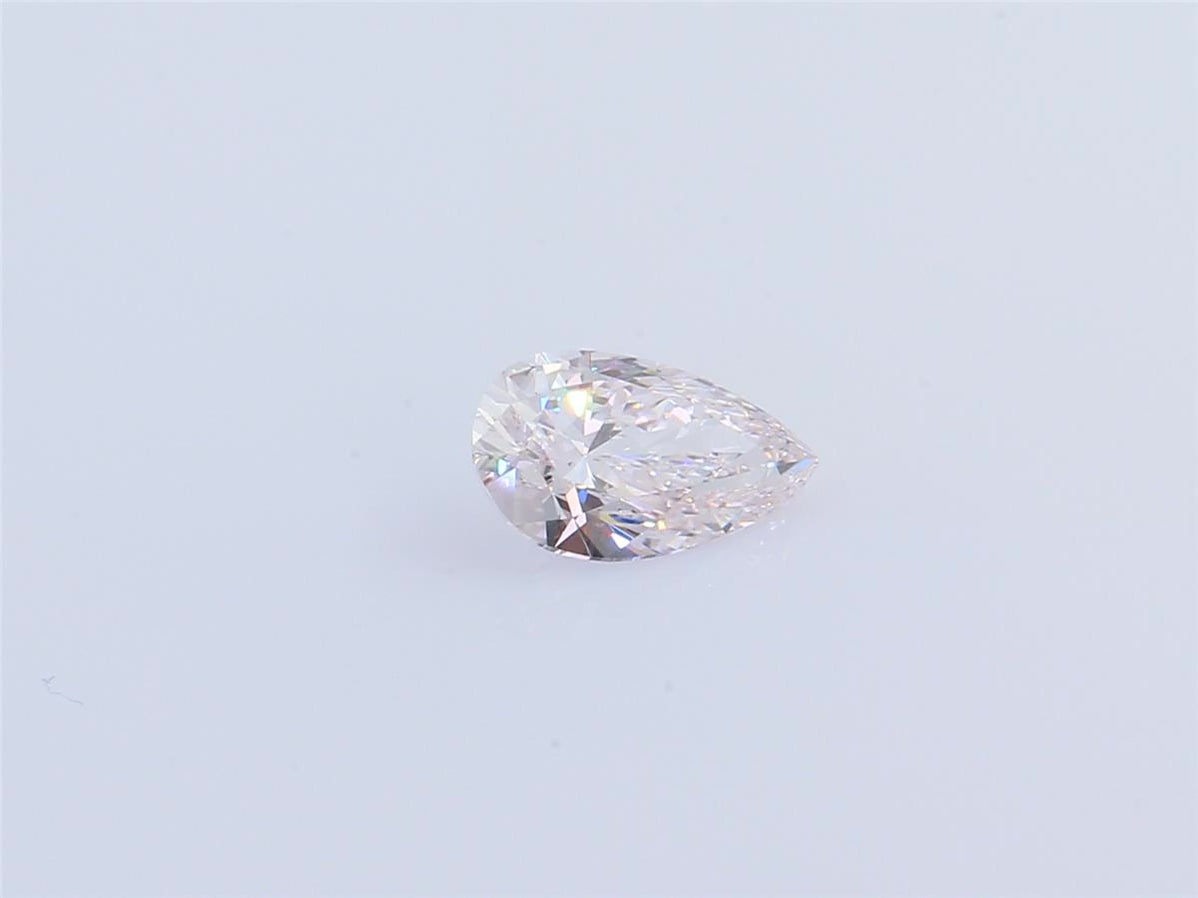 天然ダイヤモンドルース 0.7ct ライトピンク ペアダイヤモンド映像