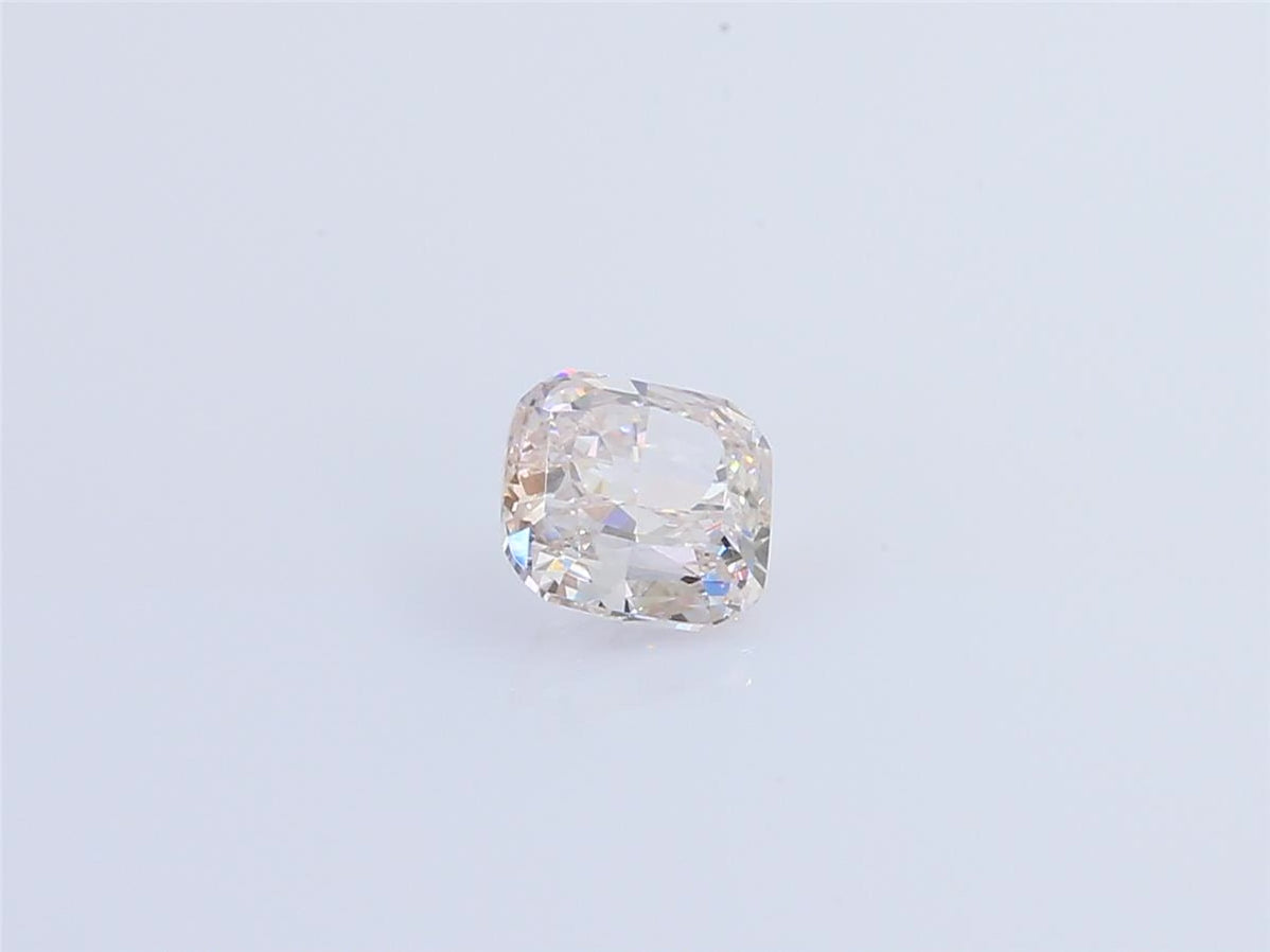 天然ダイヤモンドルース 0.787ct  ライトピンク クッション ダイヤモンド映像