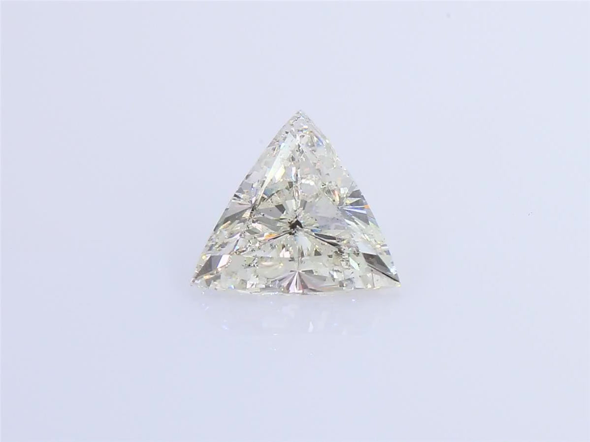 トリリアント 天然ダイヤモンド 2.091ct K Faint Yellow SI2 ルース