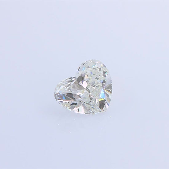 天然ダイヤモンドルース 1ct 無 色H ハート ダイヤモンド映像