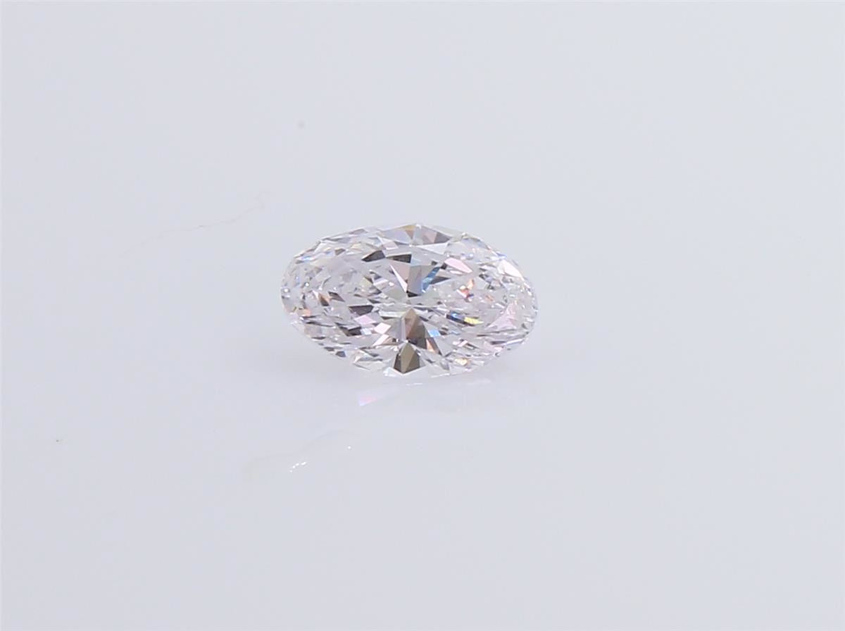 オーバル 天然ピンクダイヤモンド 0.542ct Very Light Purplish Pink